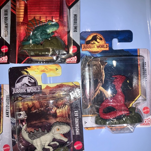 9 Pc Lot Jurassic World Micro Collection Set NO DUPLICATES New In Package - Picture 4 of 5